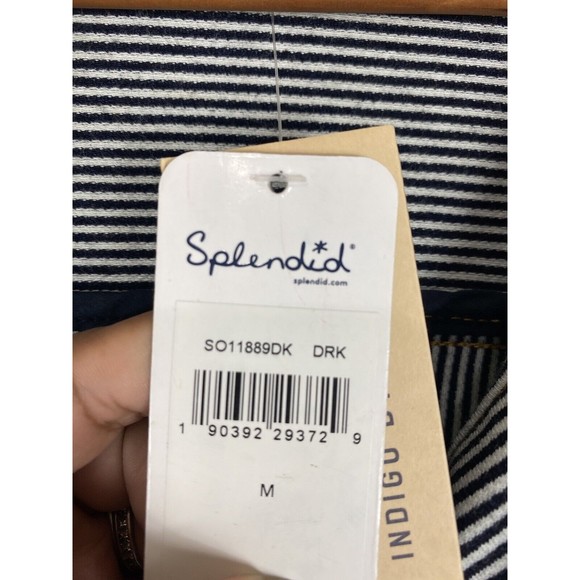 Splendid Starboard Indigo Stripe Cropped Jacket Size M New w/Tags $158 - Picture 5 of 12